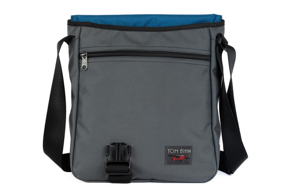 Medium Cafe Bag in Nebulous (medium) Grey Ballistic with Cobalt 210 Cerylon